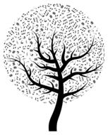 musical tree song drawing