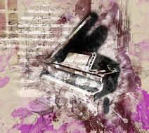 collage design art drawing