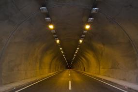 tunnel of highway