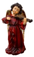 figurine of an angel with a violin