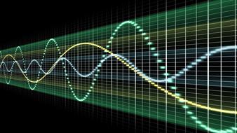 sound wave audio frequency drawing