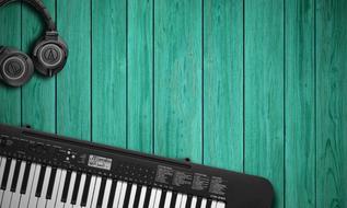 Musical Background green