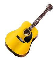 acoustic guitar as a 3d model on white