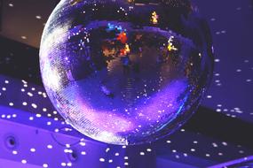 reflecting disco ball