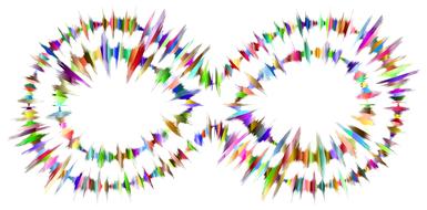 music wave sound drawing