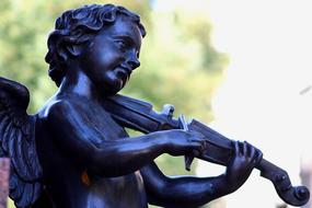 Bronze Sculpture musician