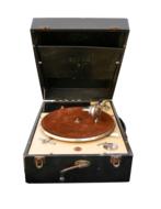 photo of a retro vinyl record player
