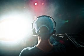 Dj Music with Headphones