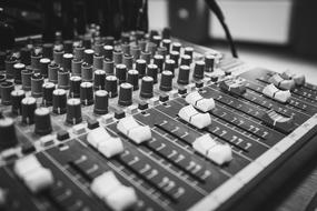 Audio Black And White panel