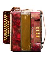 vintage accordion, musical instrument