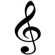 clef melody drawing