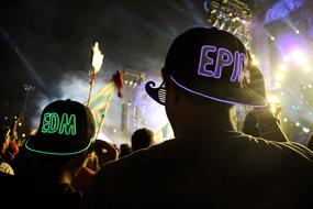 crowd of people at an electric dance music concert