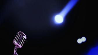Microphone Music Illuminated drawing