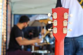 one red Guitar