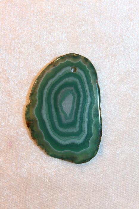 Geode Stone dark green