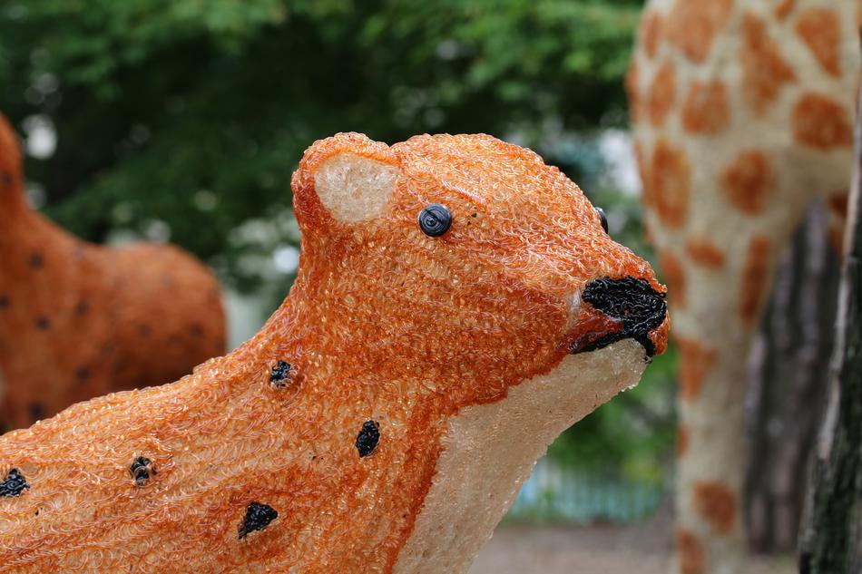 animal sculpture in the park