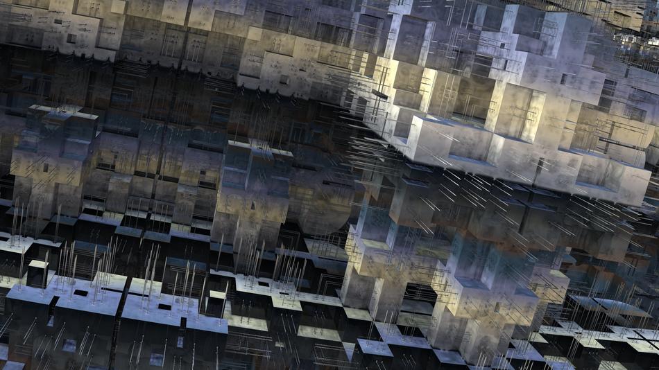 industrial building 3d