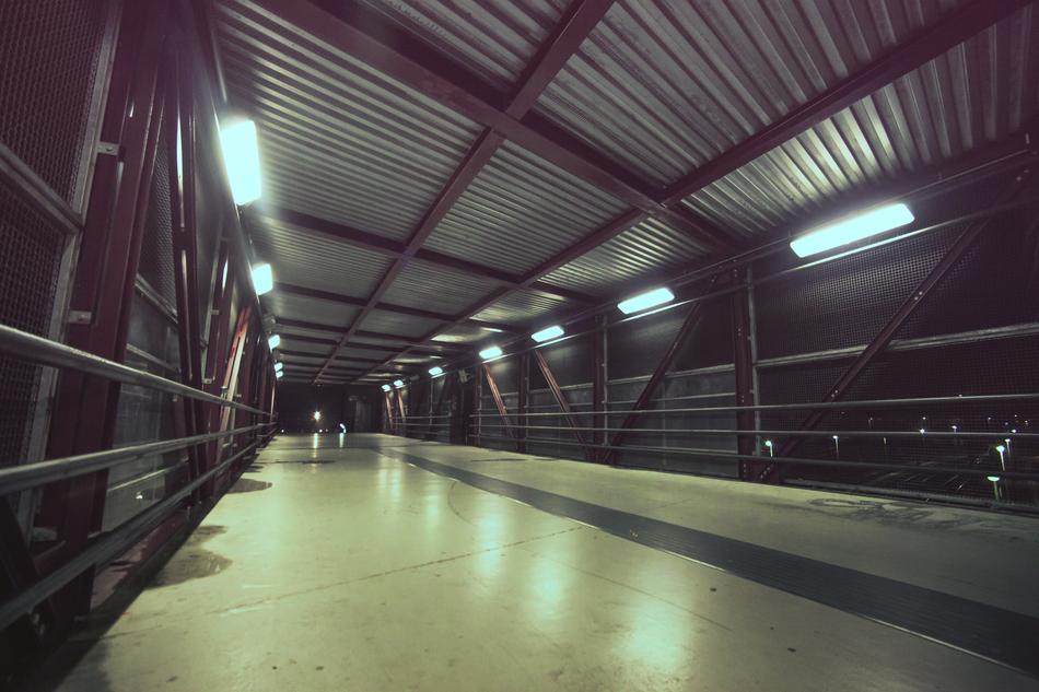 empty pedestrian bridge