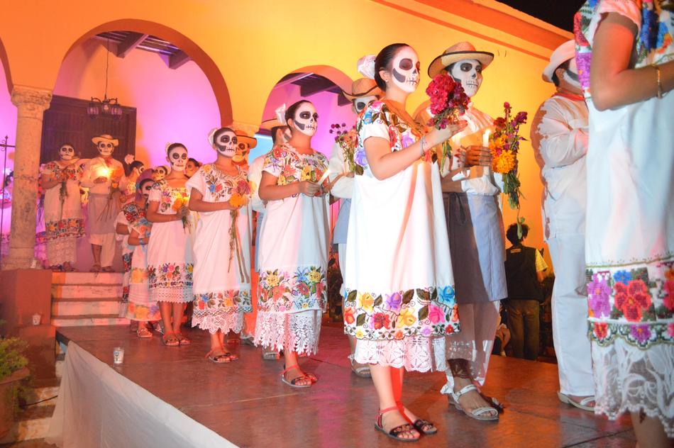 Halloween Diademuertos Animas festival
