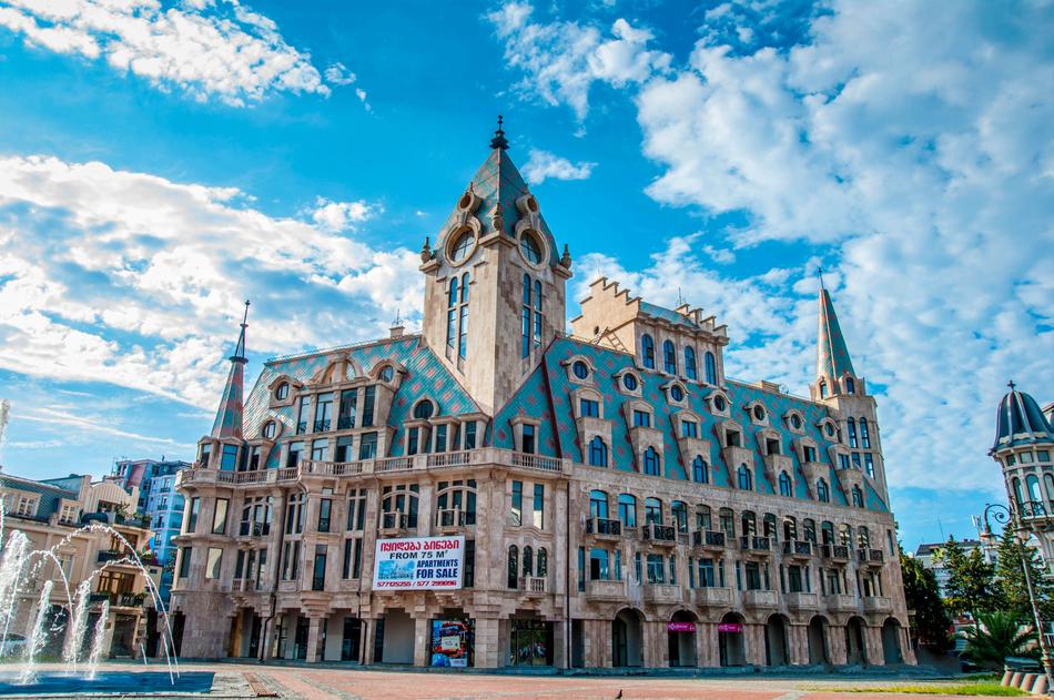 historical building in the center of Batumi, Georgia