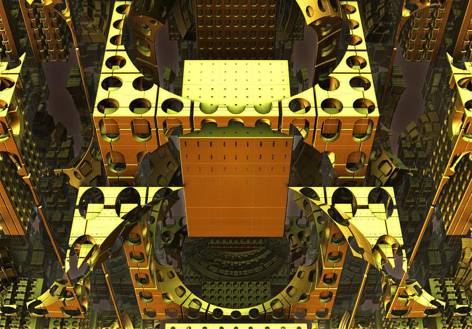 fractal 3d mechanism drawing