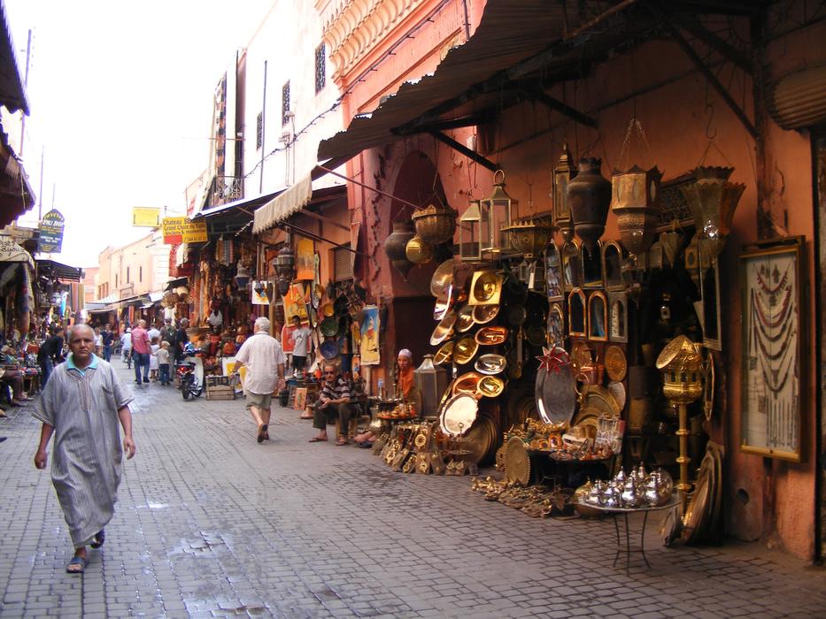 bazaar in marrakesh