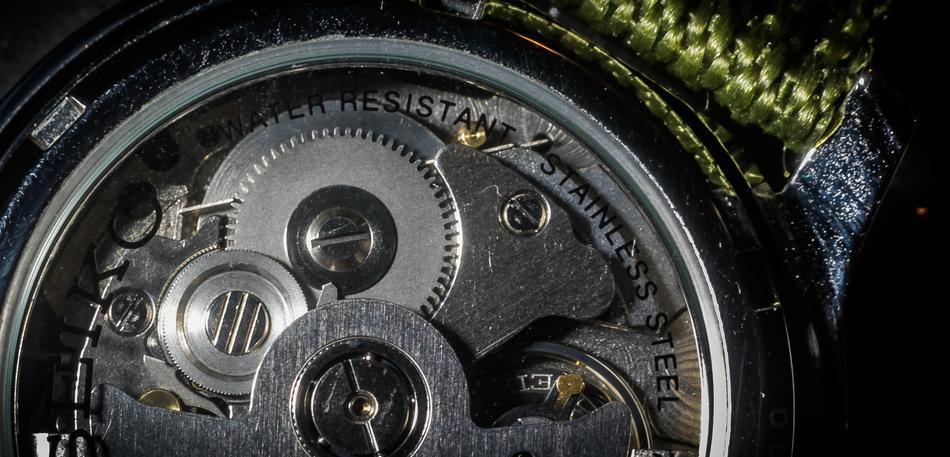 Clock Mechanism of wristwatch