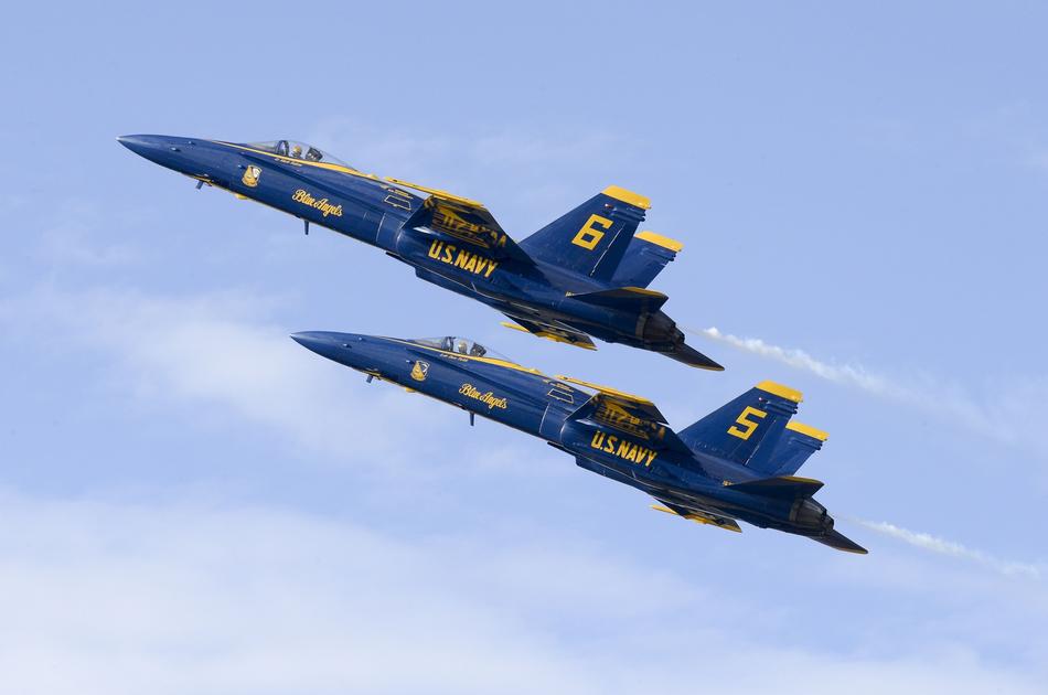 Blueand yellow Angels Navy