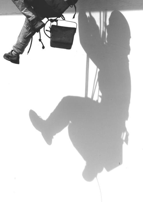 decorator shadow on the wall
