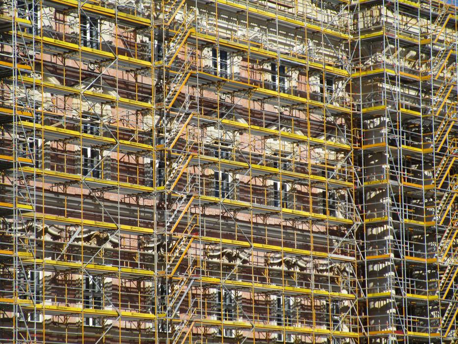 Palace Scaffolding at Berlin City