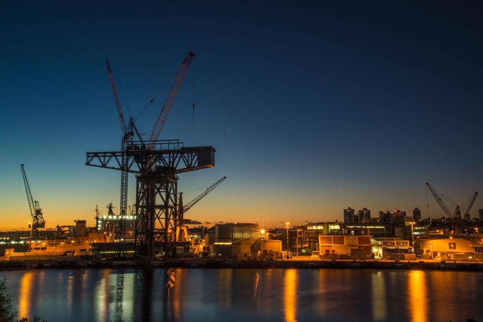 landscape of Harbour in Sydney Australia