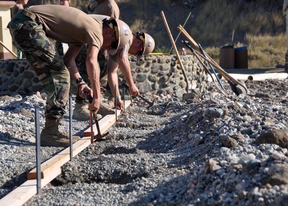 construction workers on a sunny day