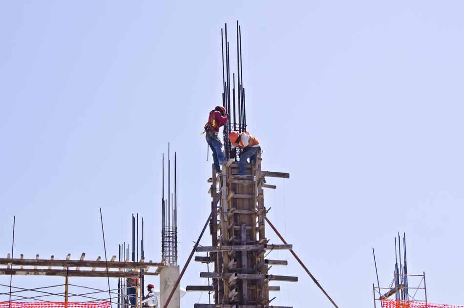 Workers Mason construction