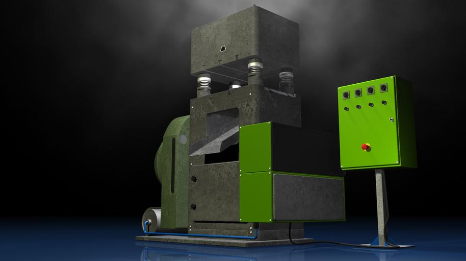 clipart of press stanze industry manufacturing