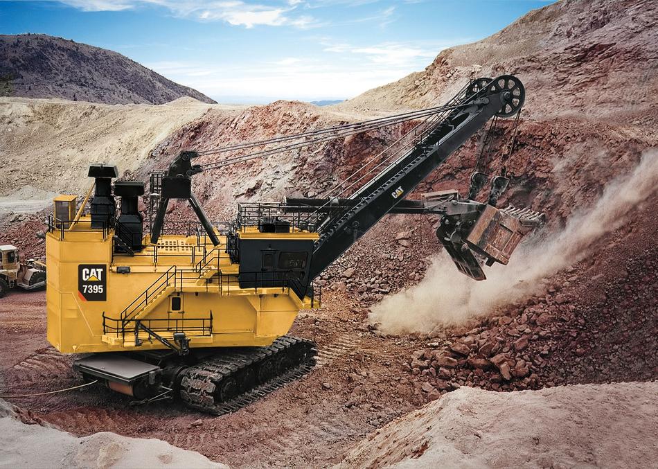 Dragline 7395 Rope Excavator machine