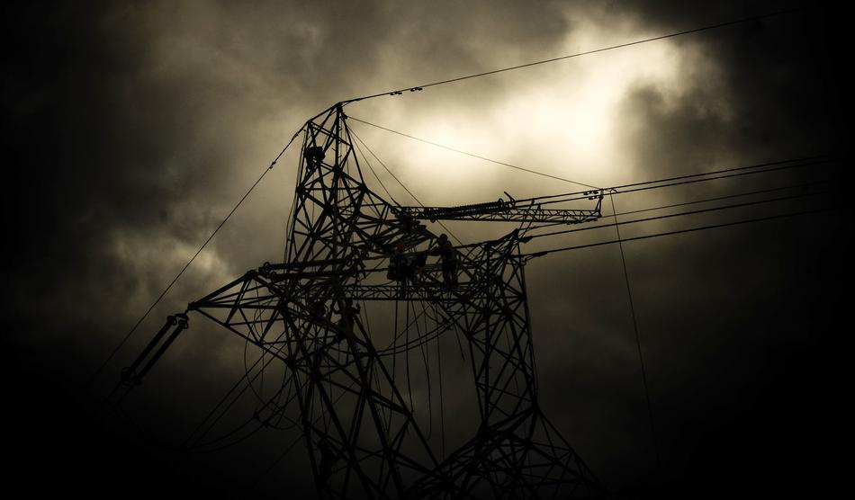 Power Lines at Storm