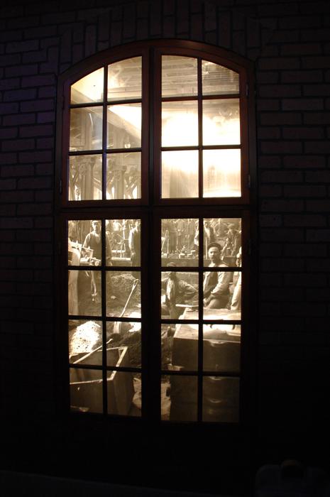 Window of Industrial Factory