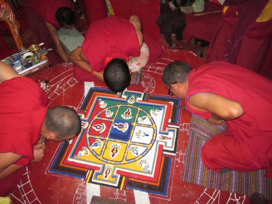 Spituk Monastery Mandala painting