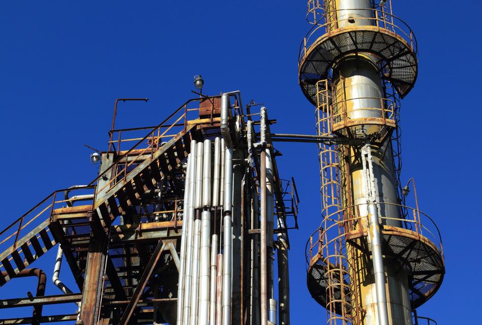 abandoned old chemical plant in bulgaria