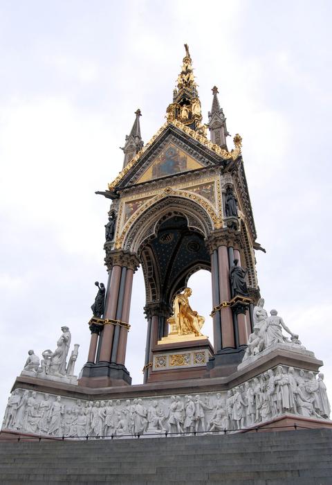 historical Albert Memorial Kensington Gardens