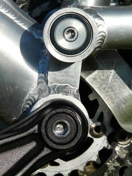 ball bearings on bicycle wheel