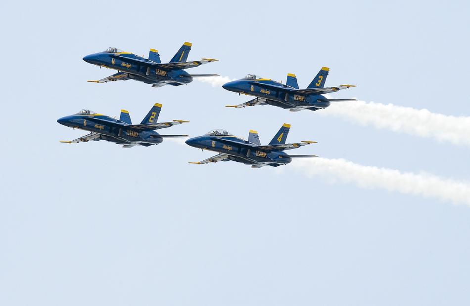 fighters in flight
