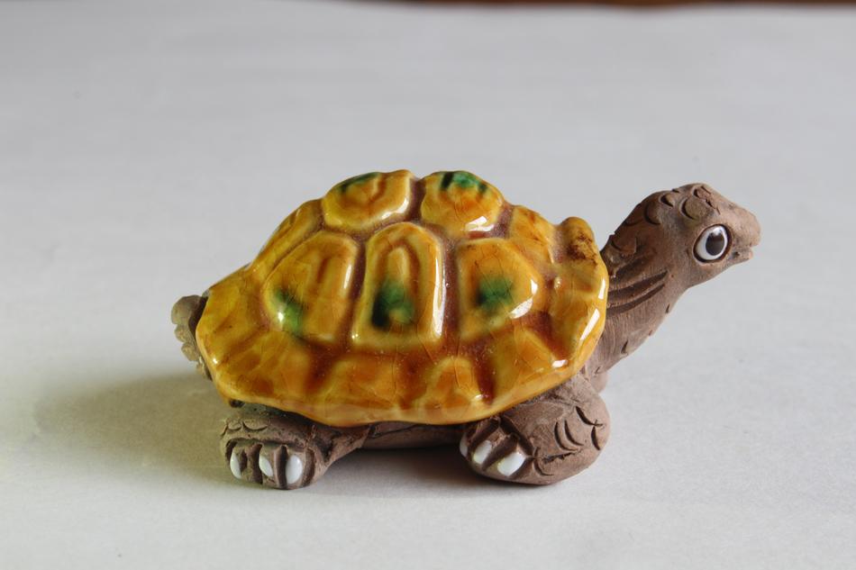 decorative ceramic turtle