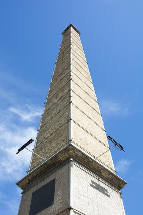 chimney in Gazi district in athens