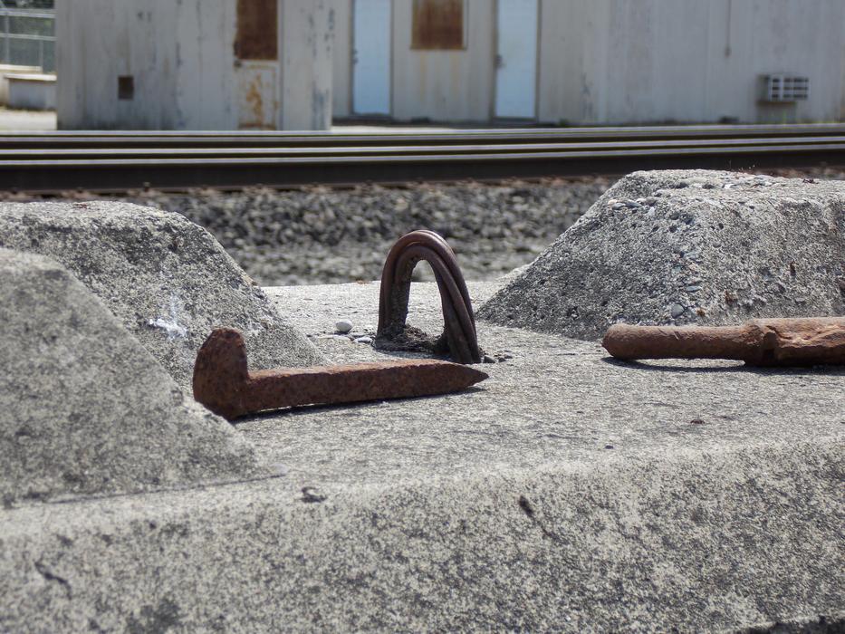 Spike Railroad Concrete