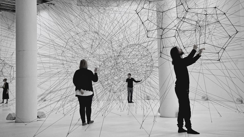 Sound Space Network Wires exhibition