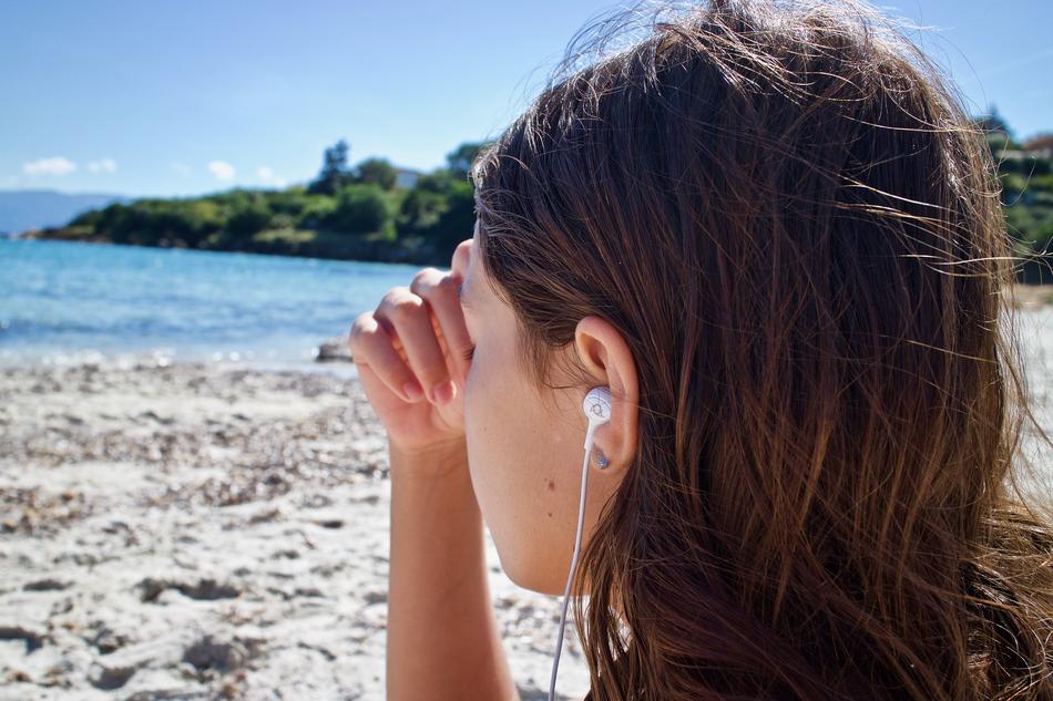 Meditation Listening girl