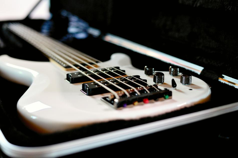 electric guitar in a blurred background