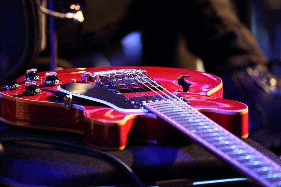 red Played Guitar