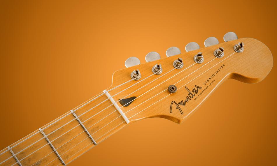 Guitar Music Background orange